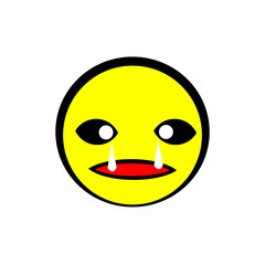 crying face emoticon