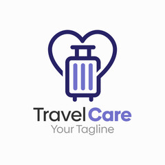 Travel Care Logo Design Template. Good for Business, Agency, Community and Organization