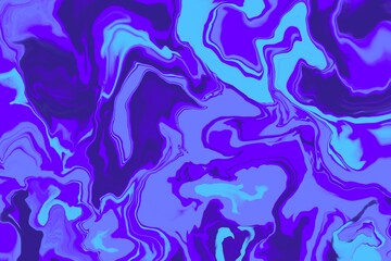 Modern Abstract Fluid Curves and Waves - Flowing Liquid Dynamic Background Design with Smooth Organic Shapes