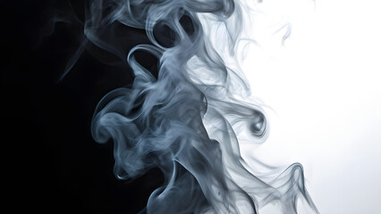 Obraz premium smoke on black background
