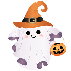 Happy Halloween october cute cartoon