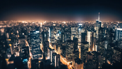 Obraz premium city at night