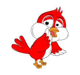 cute bird animal cartoon