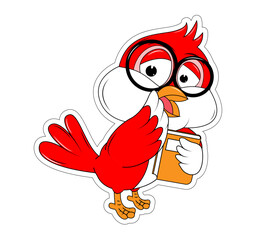 cute bird animal cartoon