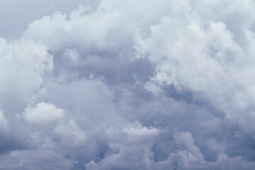Serene Cumulus Cloudscape Over Madrid