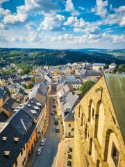 Annaberg Buchholz von der Stankt Annenkirche
