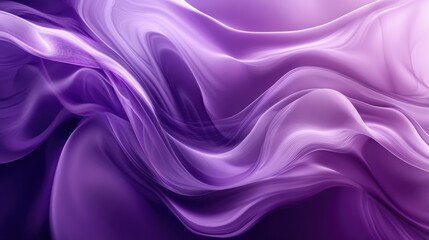 Obraz premium Elegant Wave Art. A Modern Abstract Design with Dynamic Purple Tones