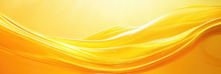 Summer Stream: Beautiful Bright Swirls of Yellow and Orange Motion