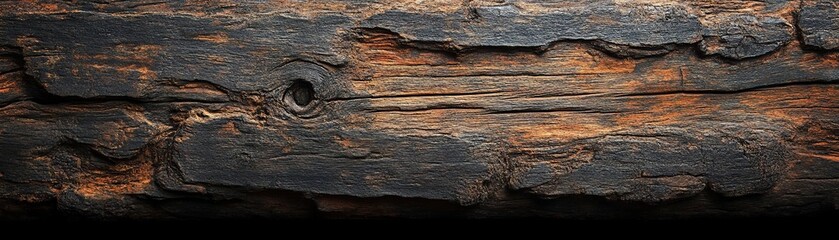 Close-up of textured wooden surface showcasing natural patterns, knots, and subtle color variations for artistic backgrounds.