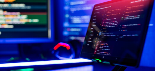 Project managers work new idea. Mobile app developer. Innovative startup project.