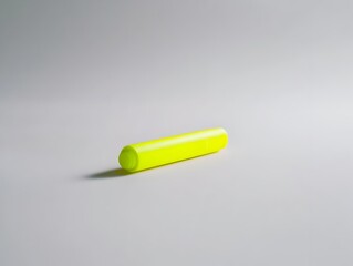 Naklejka premium Fluorescent Highlighter on Plain White Background