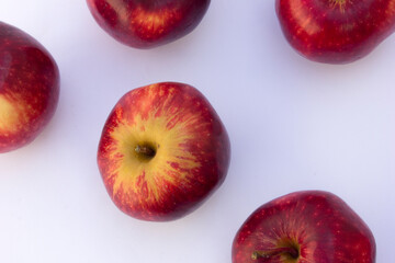 These red apples are available in the summer, typically from March to August.