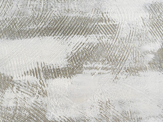 Texture concrete wall with a painted layer of plaster and paint, beige, gray, black architecture abstract background.