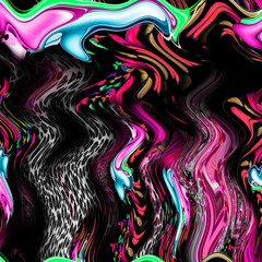 colorful leopard pattern