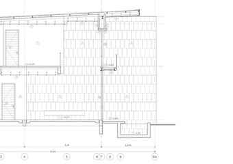 Floor plan designed building on the drawing.