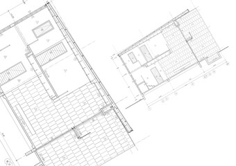 Floor plan designed building on the drawing.