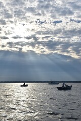 Fishing on Muskegon Lake