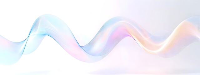 Luminous Wave of Frequency Doubling  Captivating 3D Rendered Light Wave Undergoing Frequency