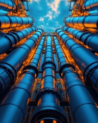 Advanced Technological Environment Under Blue Sky