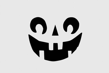 halloween skull with a skull