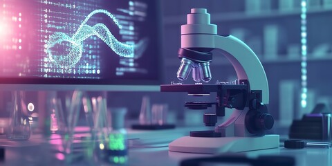 Research medical DNA lab science biotechnology scientist laboratory clinic medicine chemistry. Medical analysis DNA research equipment technology test microscope work health scientific computer gene 