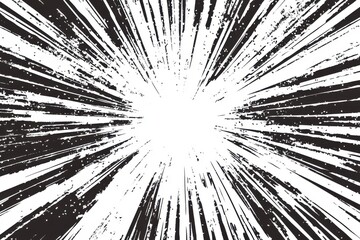 Obraz premium Brilliant sunburst design influence. Textured, weathered artistic background. Imaginative vector illustration. Layering to boost aesthetic charm and depth. Contrasted against a clean white surface
