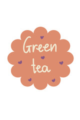 Beverage stamps stickers icons line illustration painting drawing line colorful