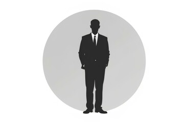 business person silhouette