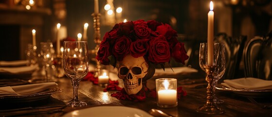 Fototapeta premium Dinner for the Murder Mystery Party