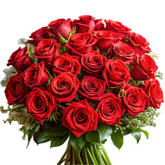 Naklejka premium bouquet of red roses