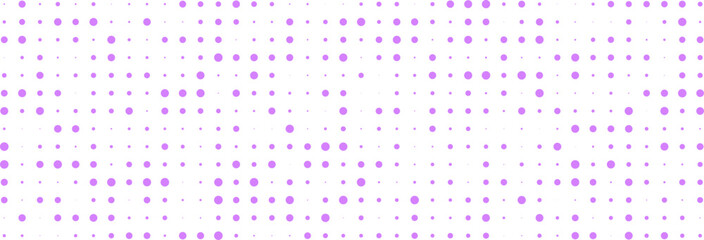 イラスト素材：ランダムなドットの背景　ベクター 　紫　purple dot vector background,Halftone gradient,Abstract halftone dotted background.