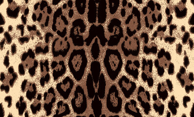 leopard pattern seamless fashionable design for print clothes, paper, fabric. leopard spots