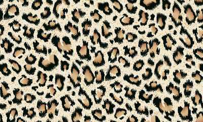 leopard pattern seamless fashionable design for print clothes, paper, fabric. leopard spots