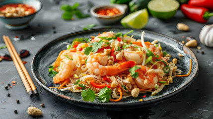 Shrimp Pad Thai A Delicious Thai Noodle Dish