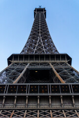 Traveling to Eiffel tower in Paris France