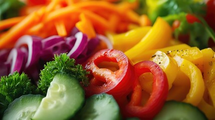salad with vegetables