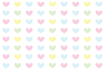 seamless pattern with colorful heart