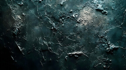 Obraz premium Dark Green Abstract Background with Rough Texture