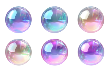 set of glass balls