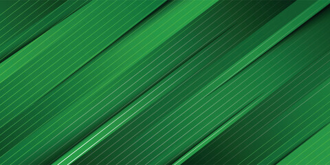 Abstract green sporty background template vector with shiny lines and lights. Green background with strong pattern design.Eps10 vector