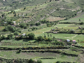 Maragua Crater, in the moutainous region of Cordillera de los Frailes. Near Sucre, Bolivia. A...
