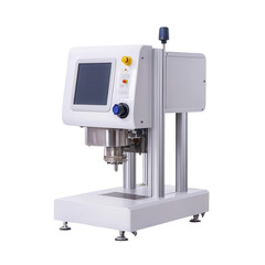 Industrial machine on white isolate background