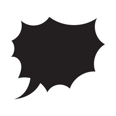 Text Speech Bubble Vector Icon | Speech Bubbles PNG, SVG | Transparent Background Cartoon Bubbles