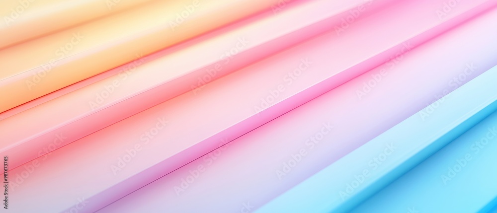 Canvas Prints a colorful striped background with a blue stripe