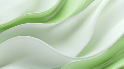 Obraz premium A green and white wave pattern