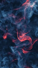 Obraz premium Abstract smoke background with pink and blue colors