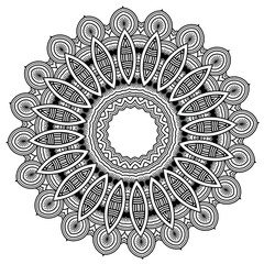 Mandala Coloring Pages with Beautiful Geometric Designs