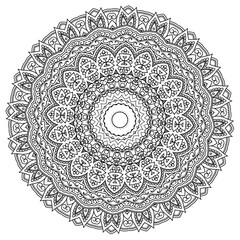 Detailed Mandala Coloring Pages for Advanced Colorists