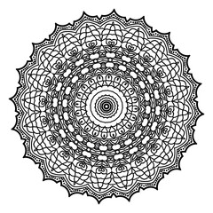 Zen-Inspired Mandala Coloring