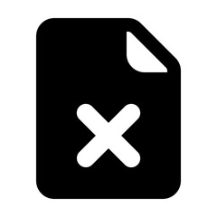 Obraz premium File X Icon